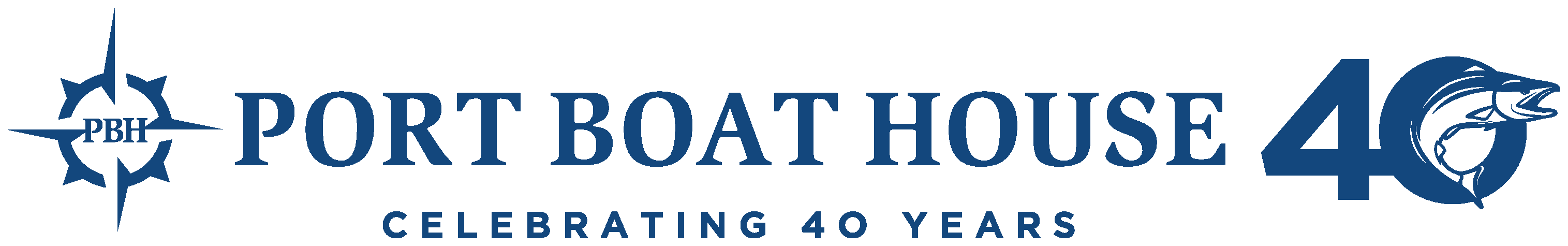 Port-Boat-House_Logo_40th_Horizontal_4c_Blue
